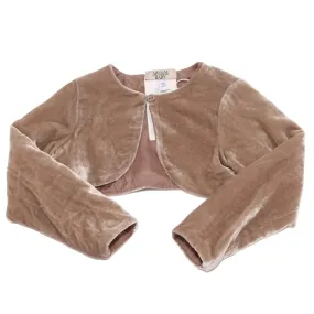 0300K coprispalle bimba GIRL ARMANI BABY chenille scaldacuore sweater jacket