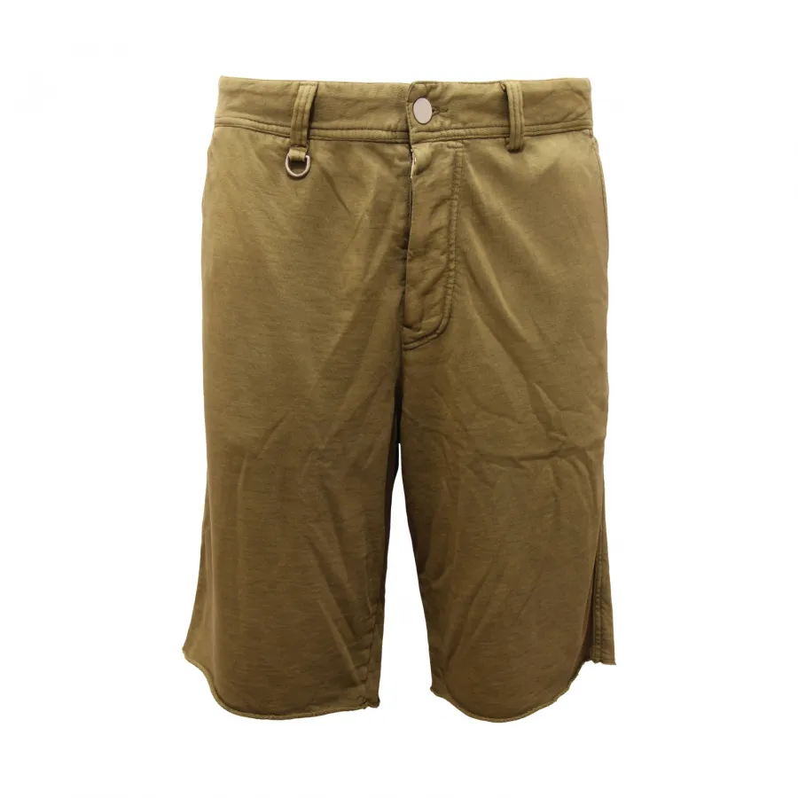 1166AV BERMUDA UOMO PAOLO PECORA MAN JERSEY SHORTS GREEN