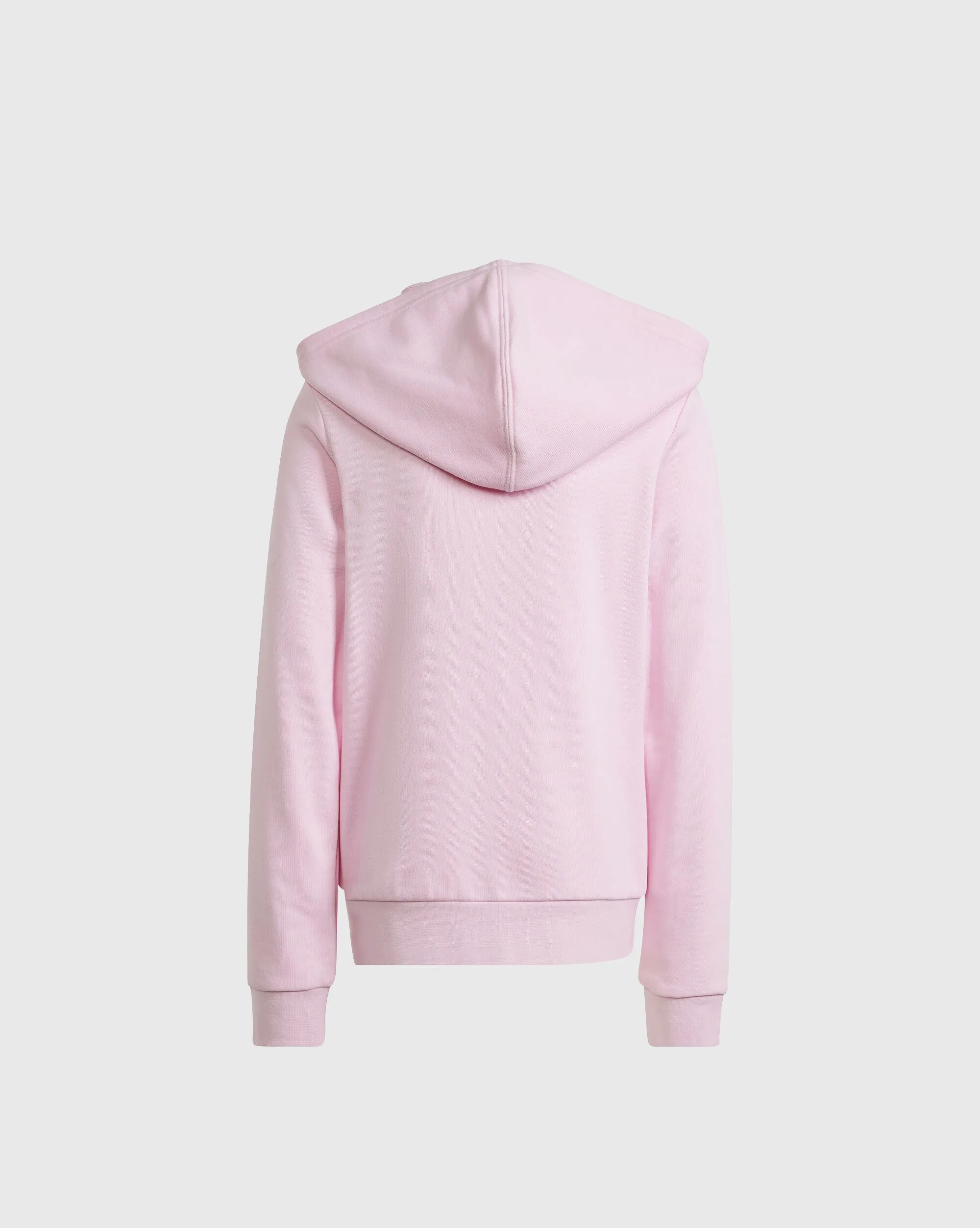 Adidas Felpa con cappuccio Essentials Linear Logo Full-Zip Rosa Bambina