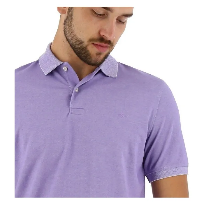 Baileys Polo Shirt Men Short Sleeer Lila