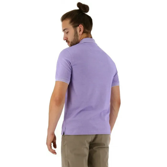 Baileys Polo Shirt Men Short Sleeer Lila