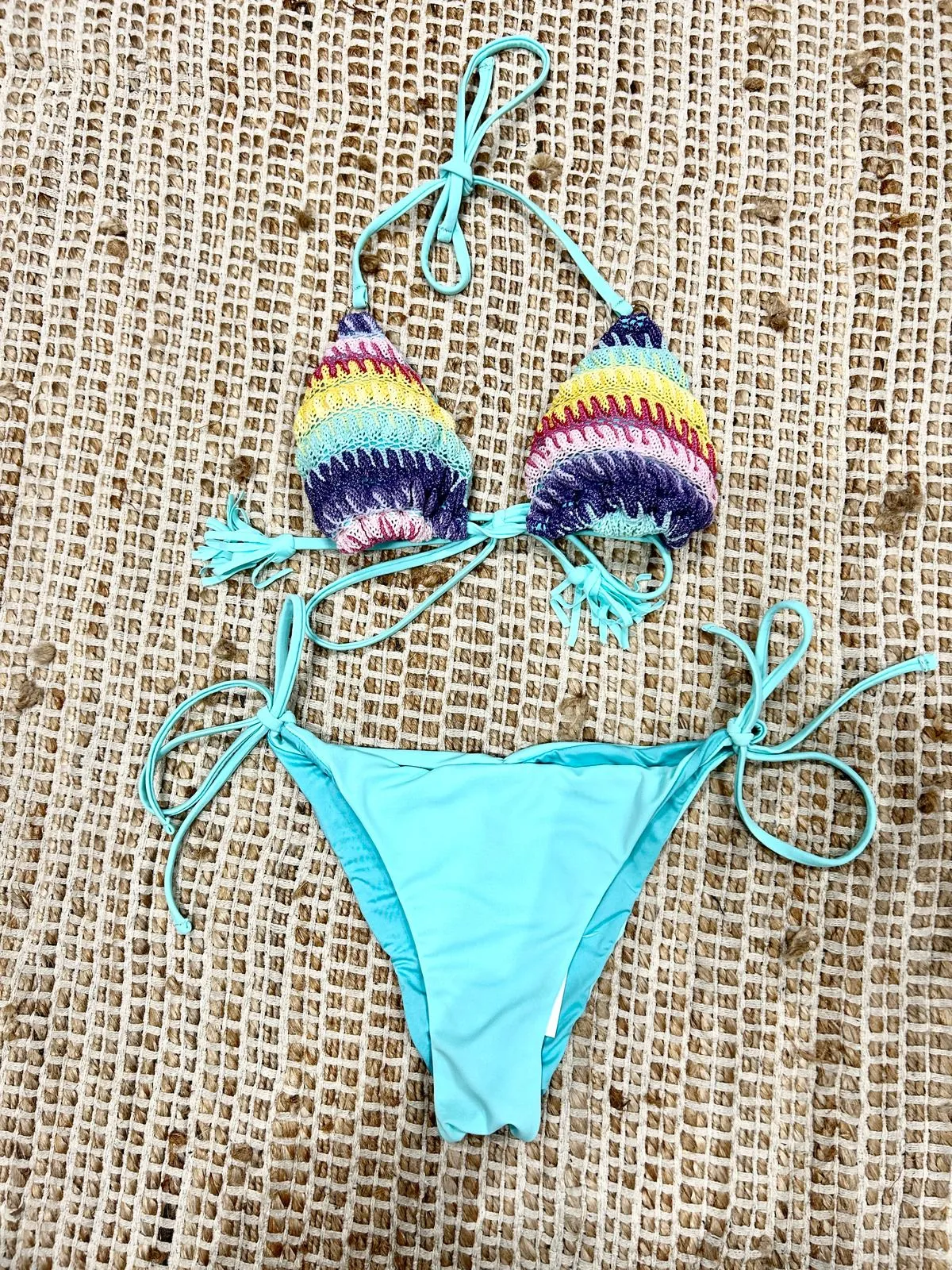 BIKINI TRIANGOLO MULTICOLOR DONNA