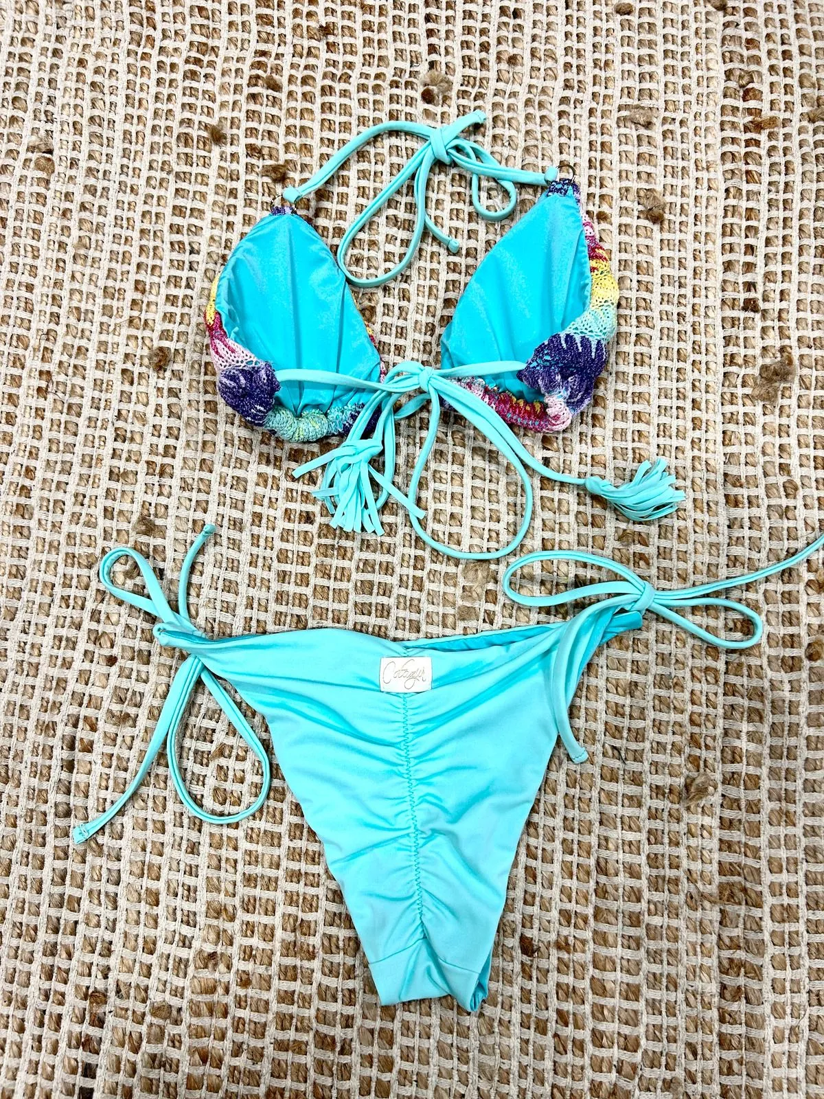 BIKINI TRIANGOLO MULTICOLOR DONNA