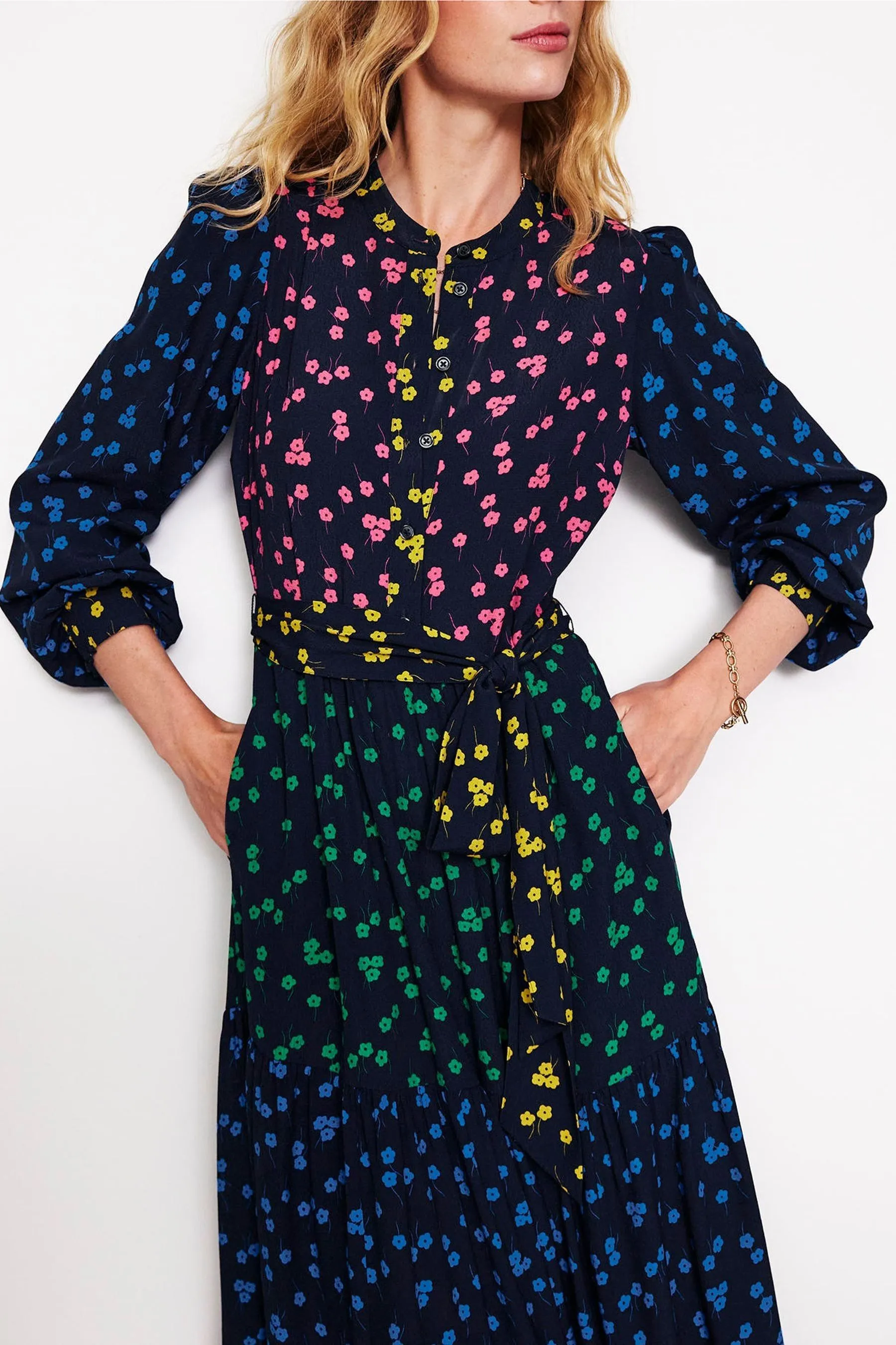 Boden Alba Viscose Maxi Dress    
