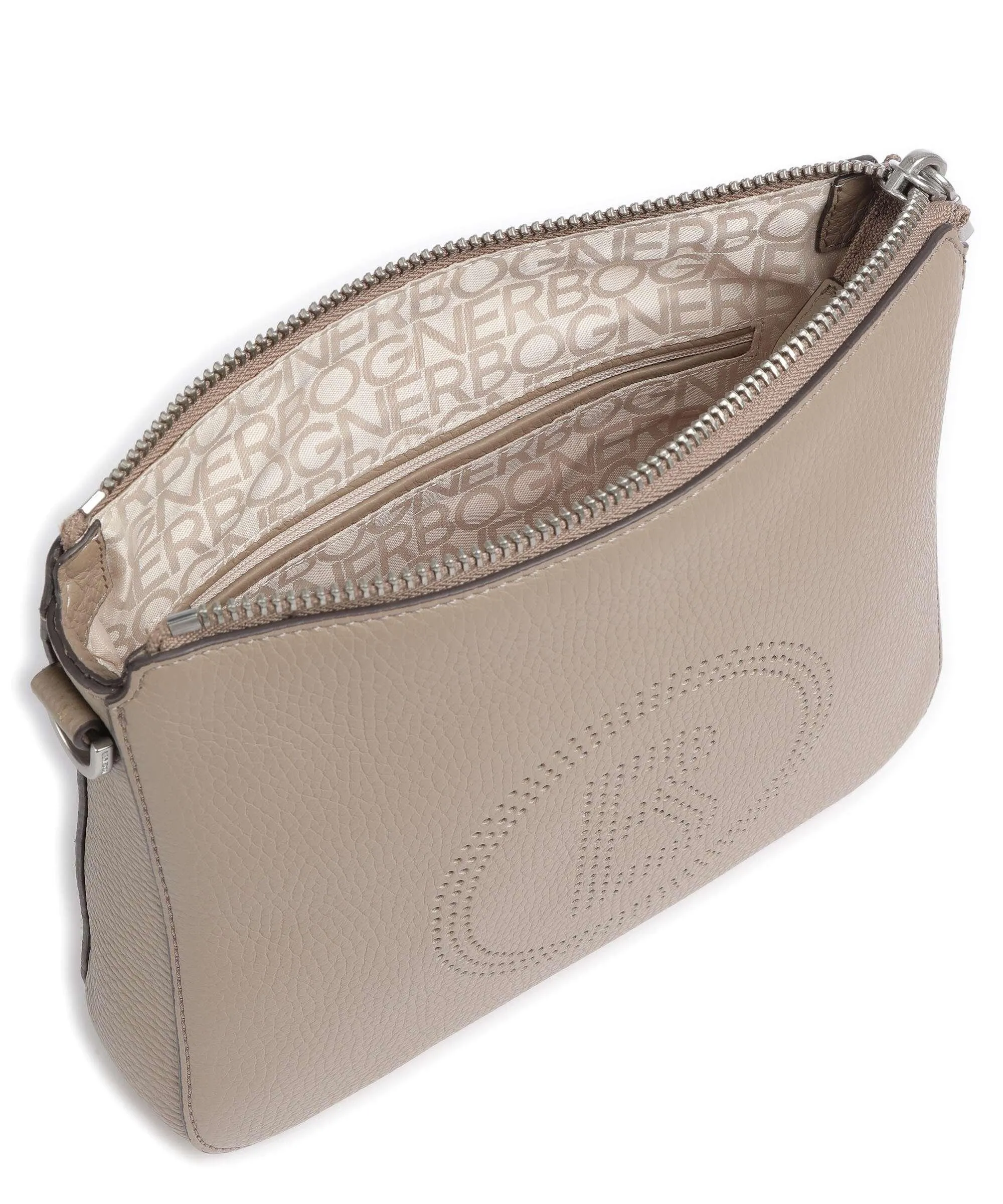  Bogner Sulden Hedwig Borsa a tracolla pelle granulata taupe  