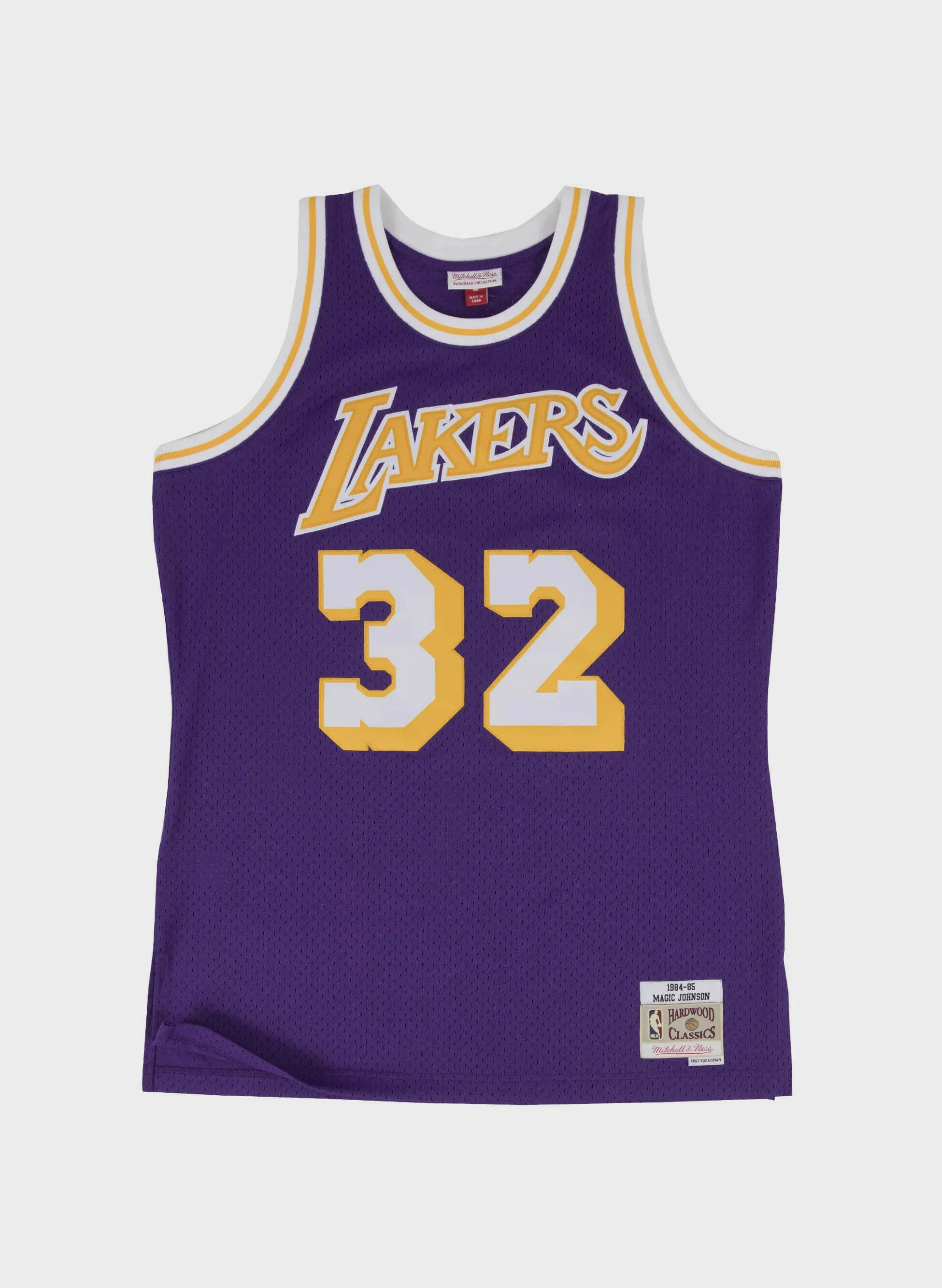 canotta swingman jersey los angeles lakers home 1984-85 magic johnson