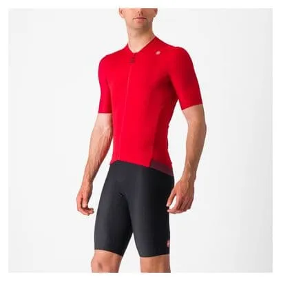 Castelli Espresso Short Sleeve Jersey Red