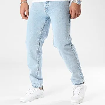 Cole Jeans rilassati 4954 Denim blu screziato