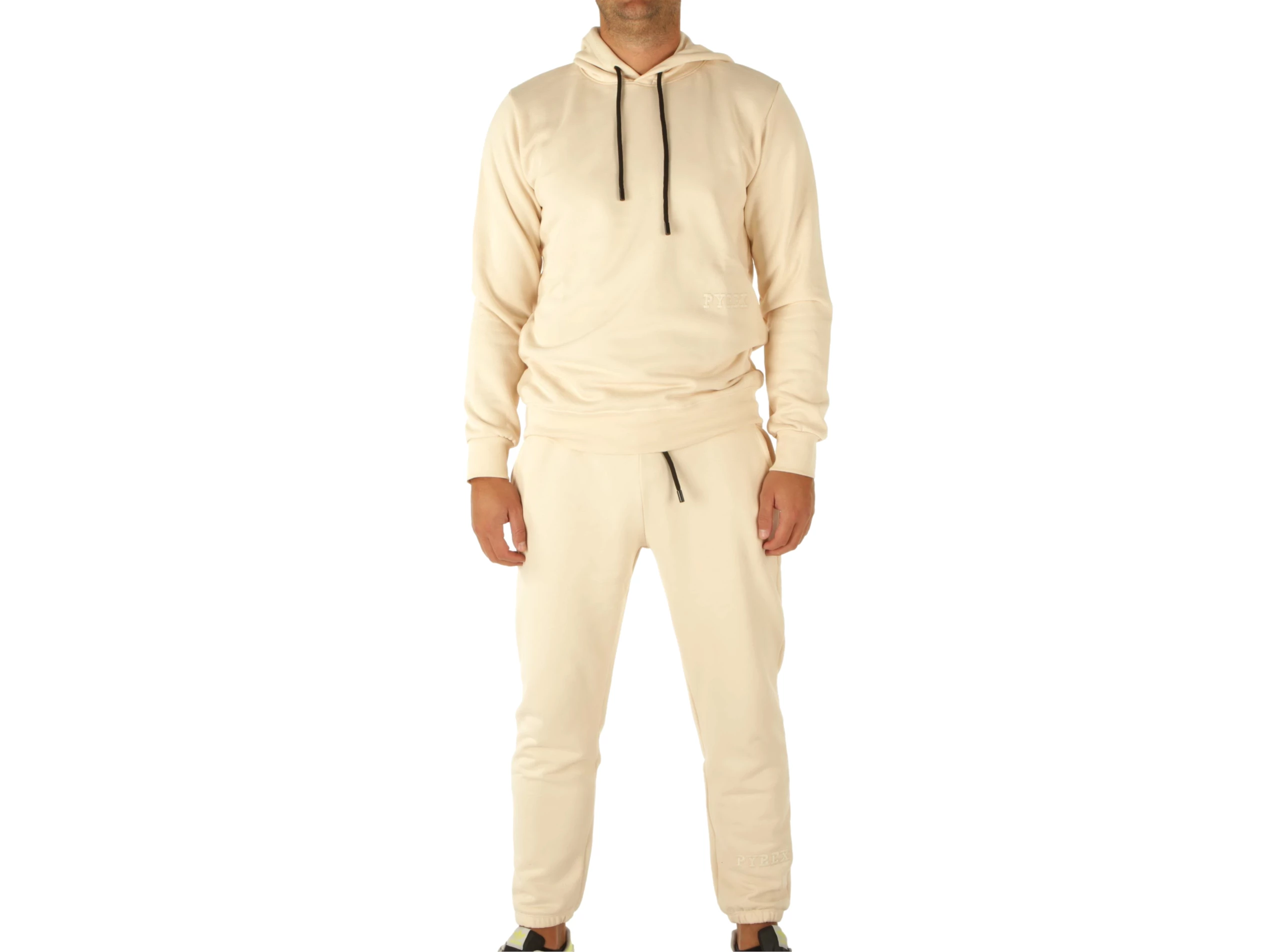 Completo In Felpa Maglia Cappuccio Pantalone Off White