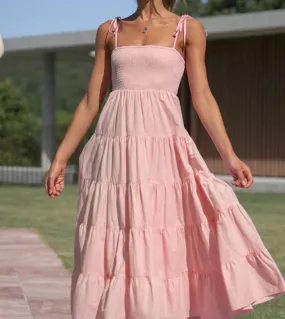 Donne 2023 Estate Casual Boho Increspato A Line Abiti lunghi Cinturino per spaghetti Abito da spiaggia senza maniche avvolgente