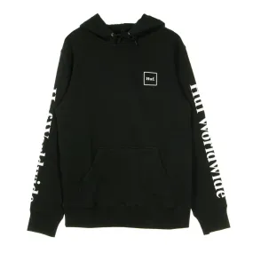 Felpa Cappuccio Uomo Domestic P/o Hoodie Smu Ita Black