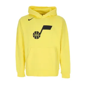 felpa cappuccio uomo nba club hoodie utajaz YELLOW STRIKE