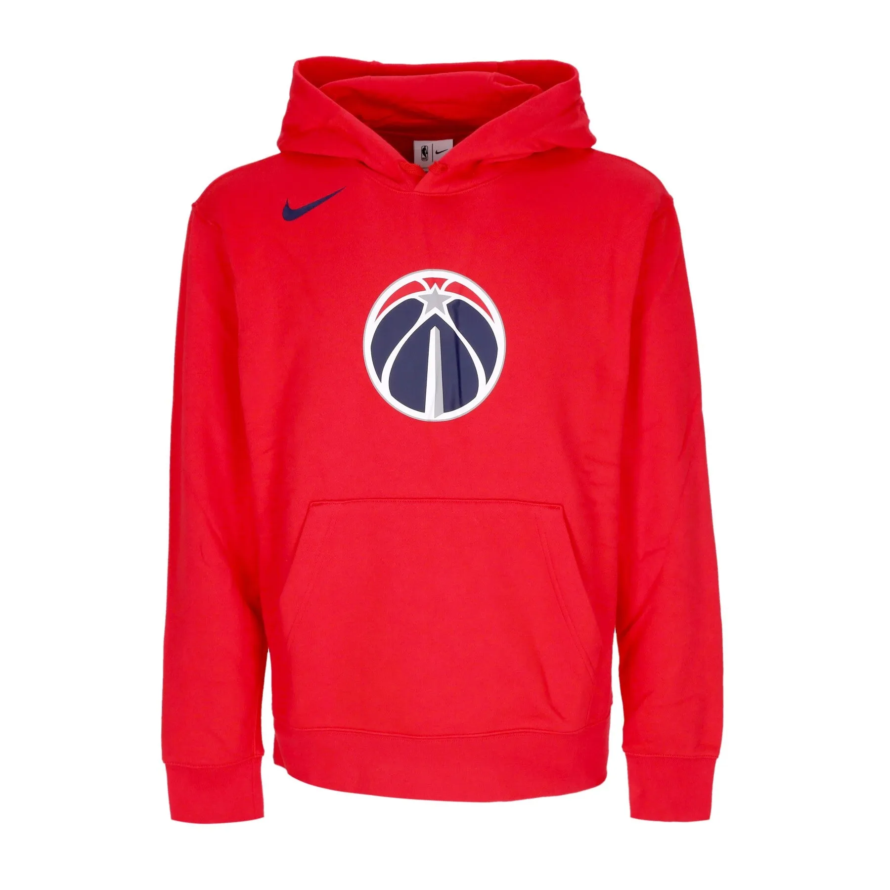 Felpa Cappuccio Uomo Nba Club Hoodie Waswiz University Red
