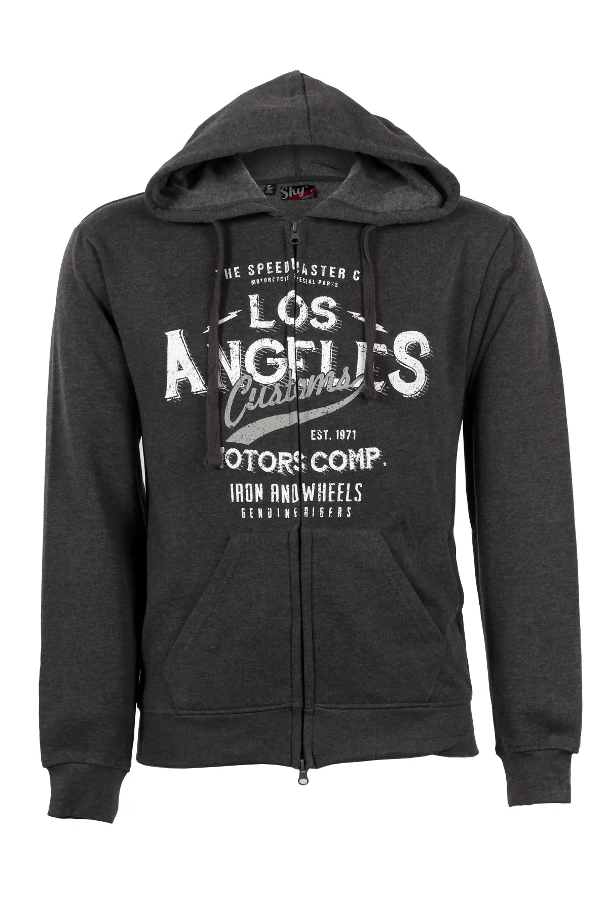 Felpa con cappuccio full zip