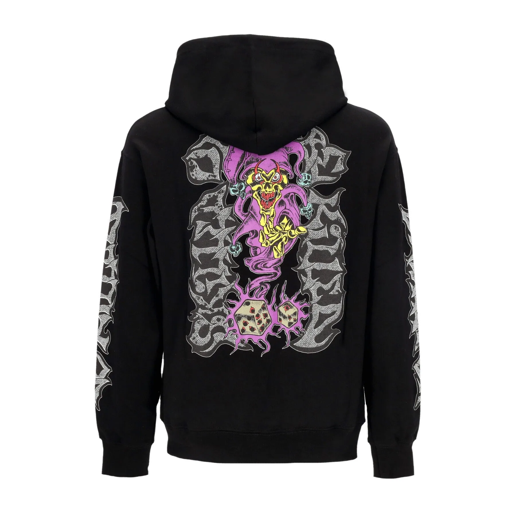 Felpa Leggera Cappuccio Uomo Joker Hoodie Black