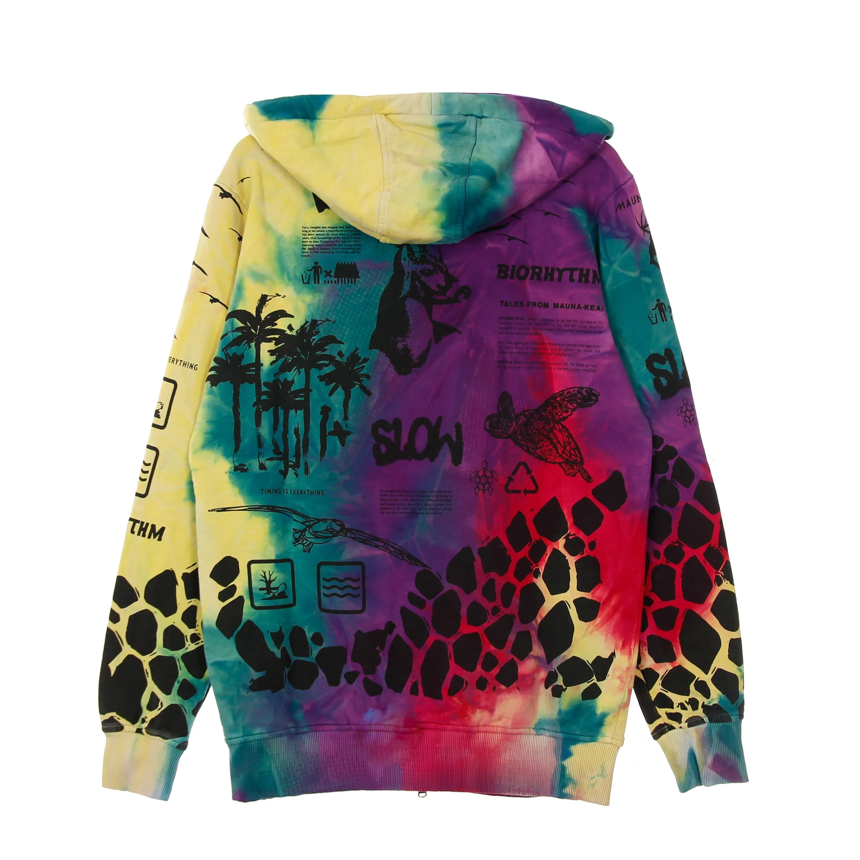 Felpa Leggera Cappuccio Zip Uomo Multicolor Manifesto Hoodie Zip Multicolor