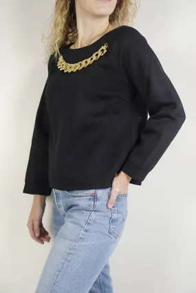 Felpa nera gioiello | Met