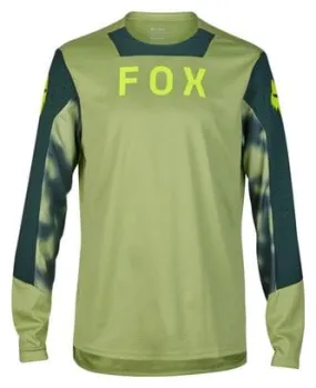 Fox Defend Taunt Long Sleeve Jersey Green