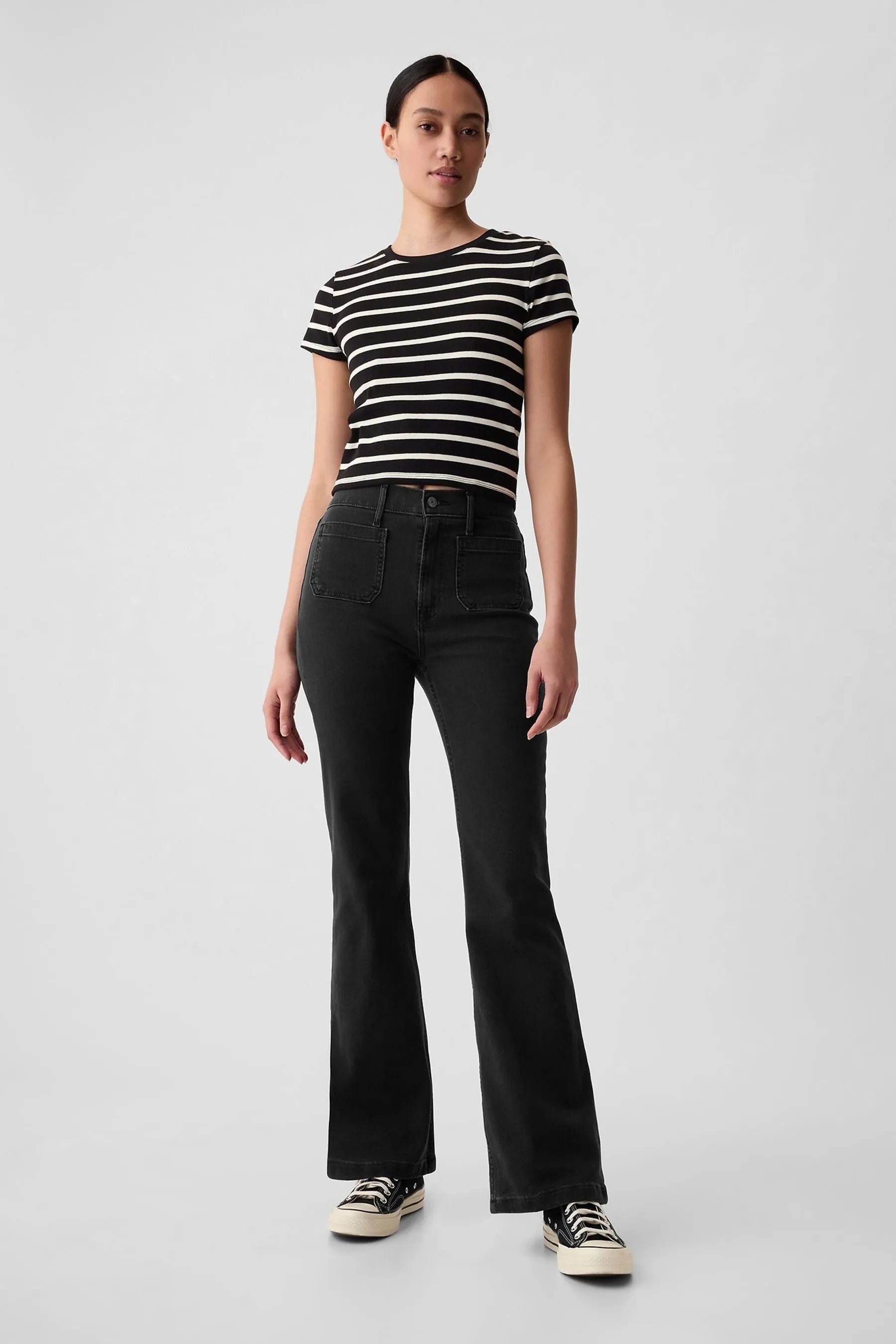 Gap 70s Flare High Waisted Jeans    