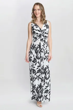 Gina Bacconi - Bianco maxi in jersey jacquelin - Abito