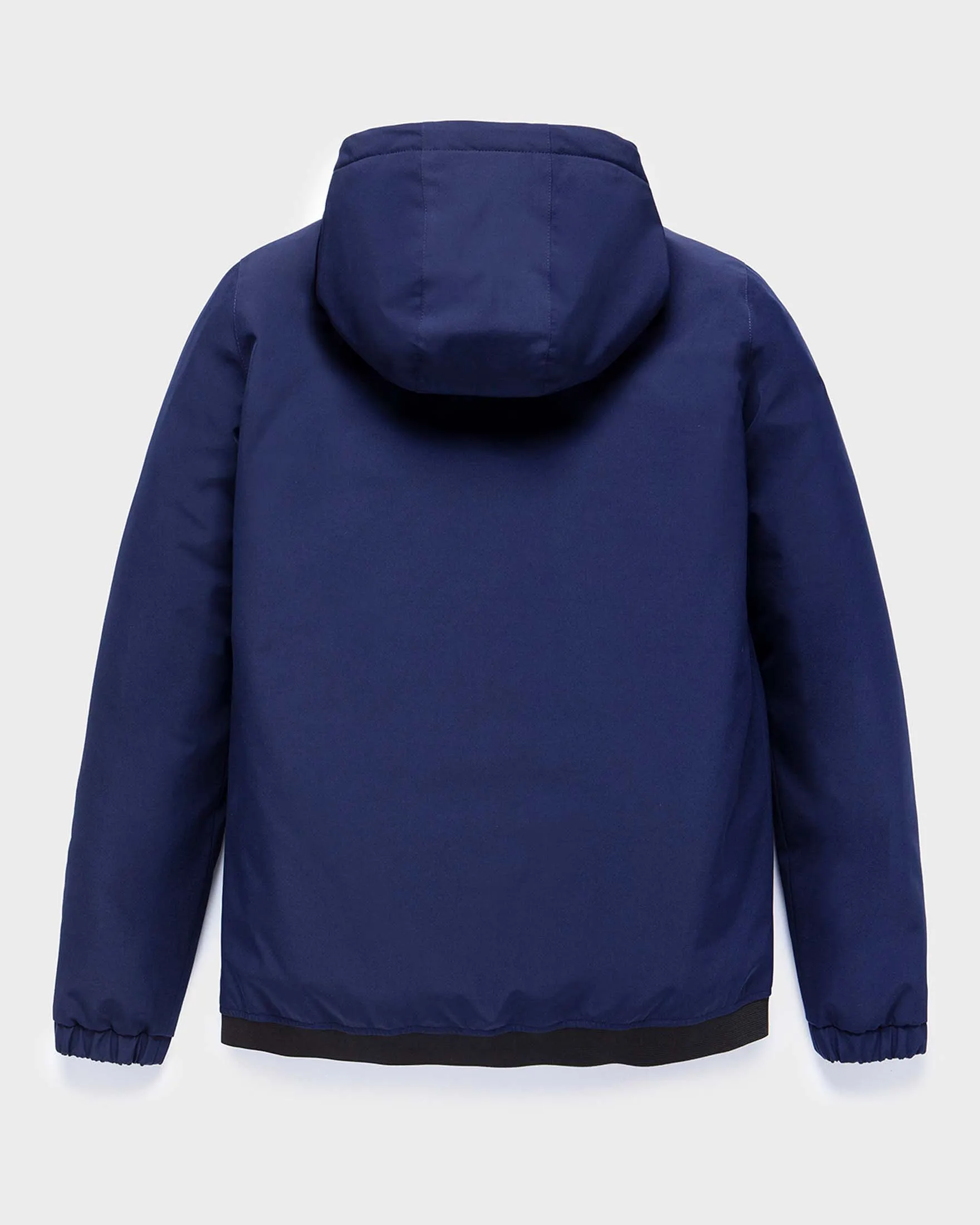 Giubbino Class Jacket blu con cappuccio