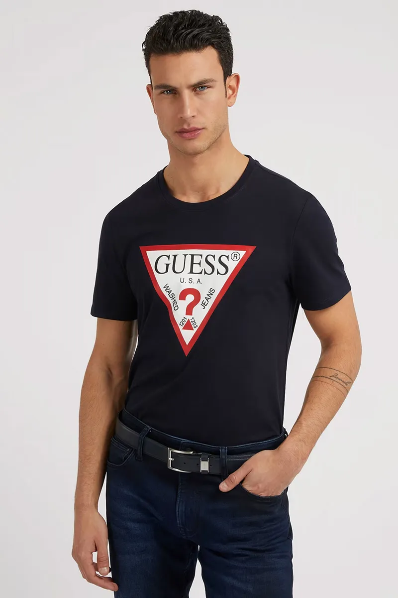 Guess T-Shirt M/C Uomo Logo Triangolo M2YI71 I3Z11