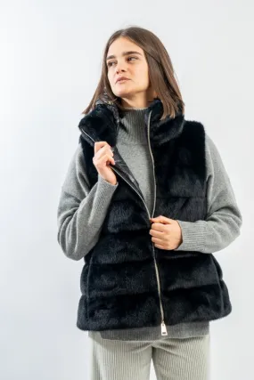 HERNO PIUMINO SMANICATO FAUX FUR PI001937D 12630