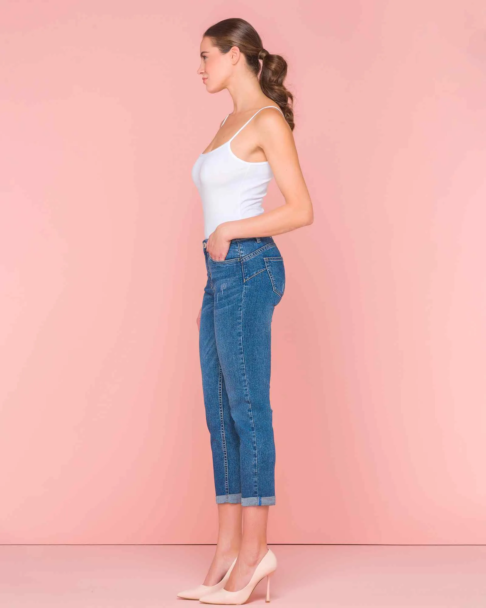 Jeans con Risvolto