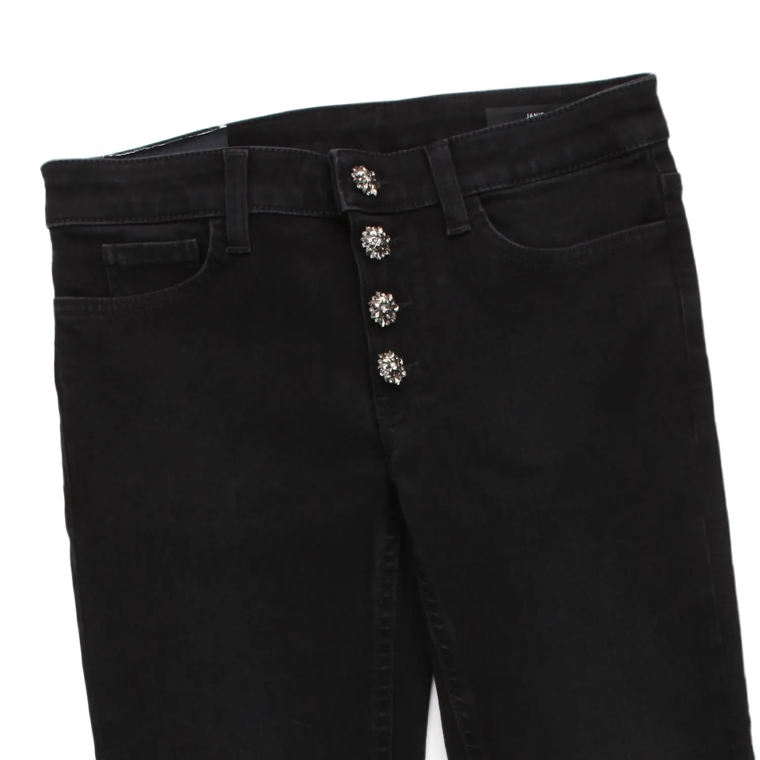 Jeans Flared Fit Nero Bambina E Ragazza