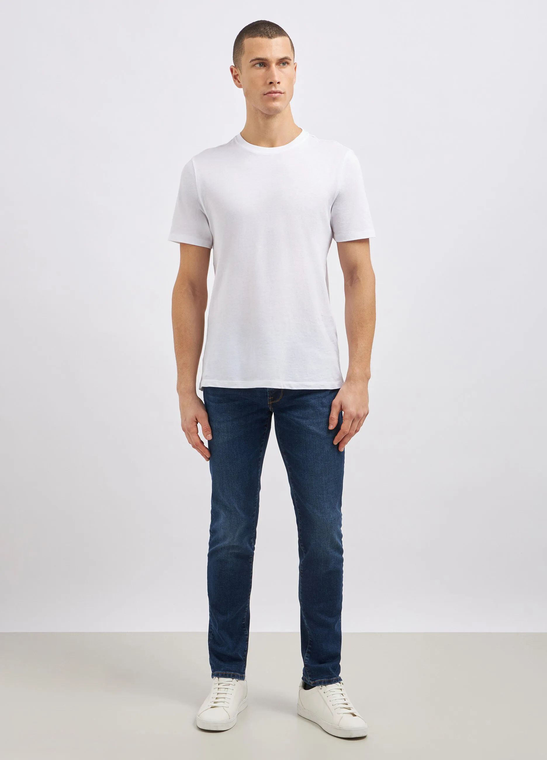 Jeans slim fit cotone stretch uomo