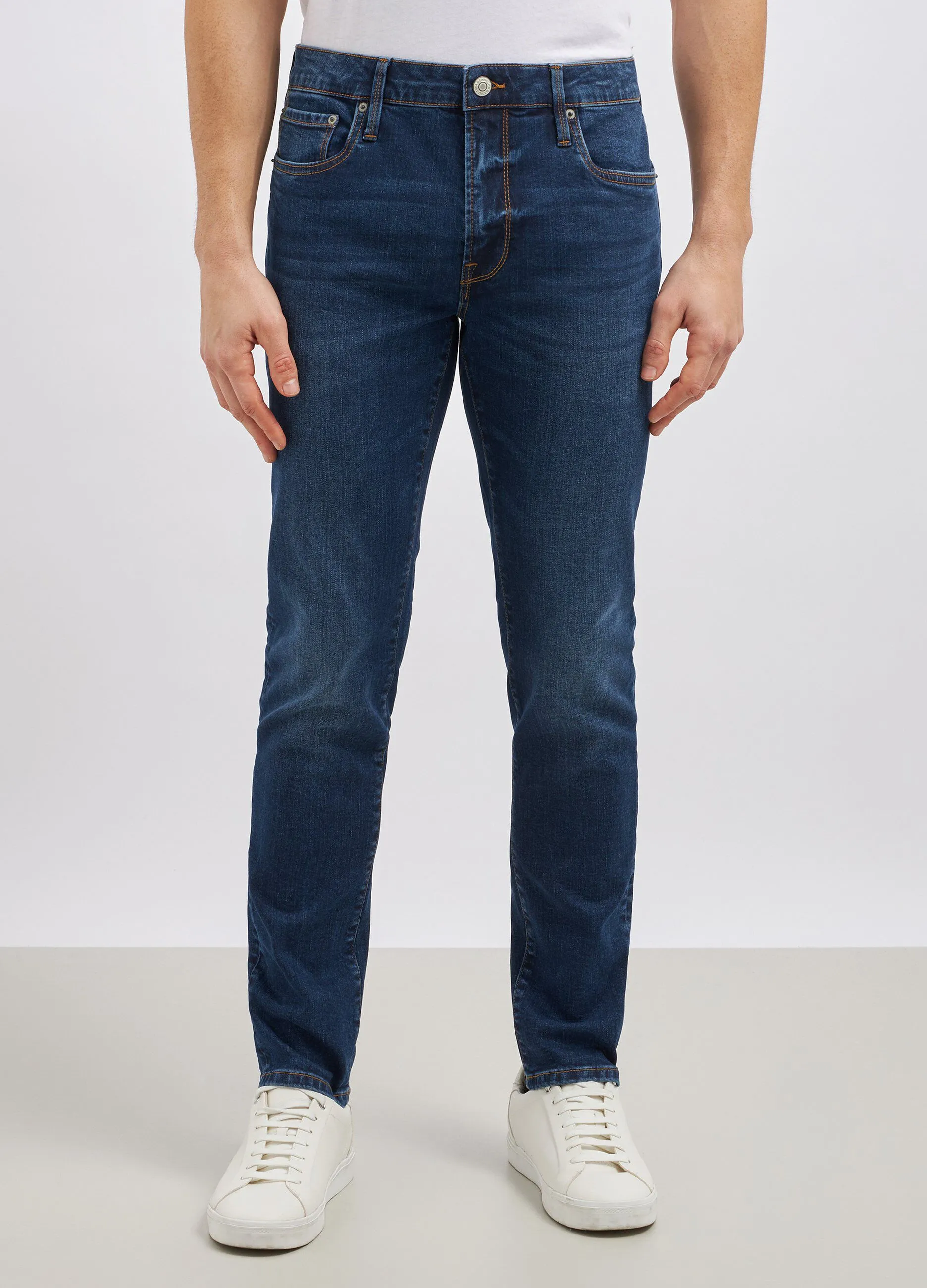 Jeans slim fit cotone stretch uomo