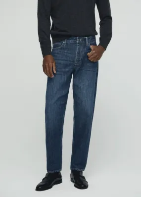 Jeans straight-fit lavaggio scuro