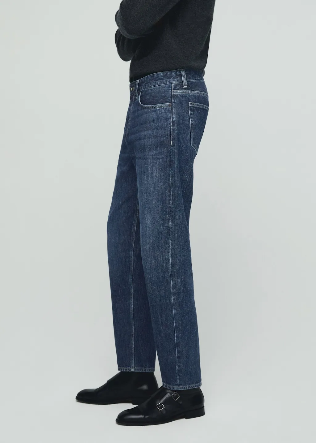 Jeans straight-fit lavaggio scuro