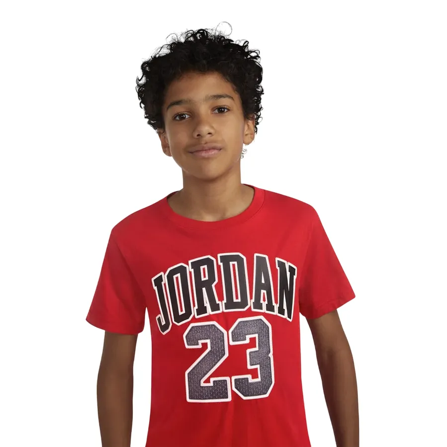 Jordan Practice Flight boy's short sleeve t-shirt 95A088-R78 red