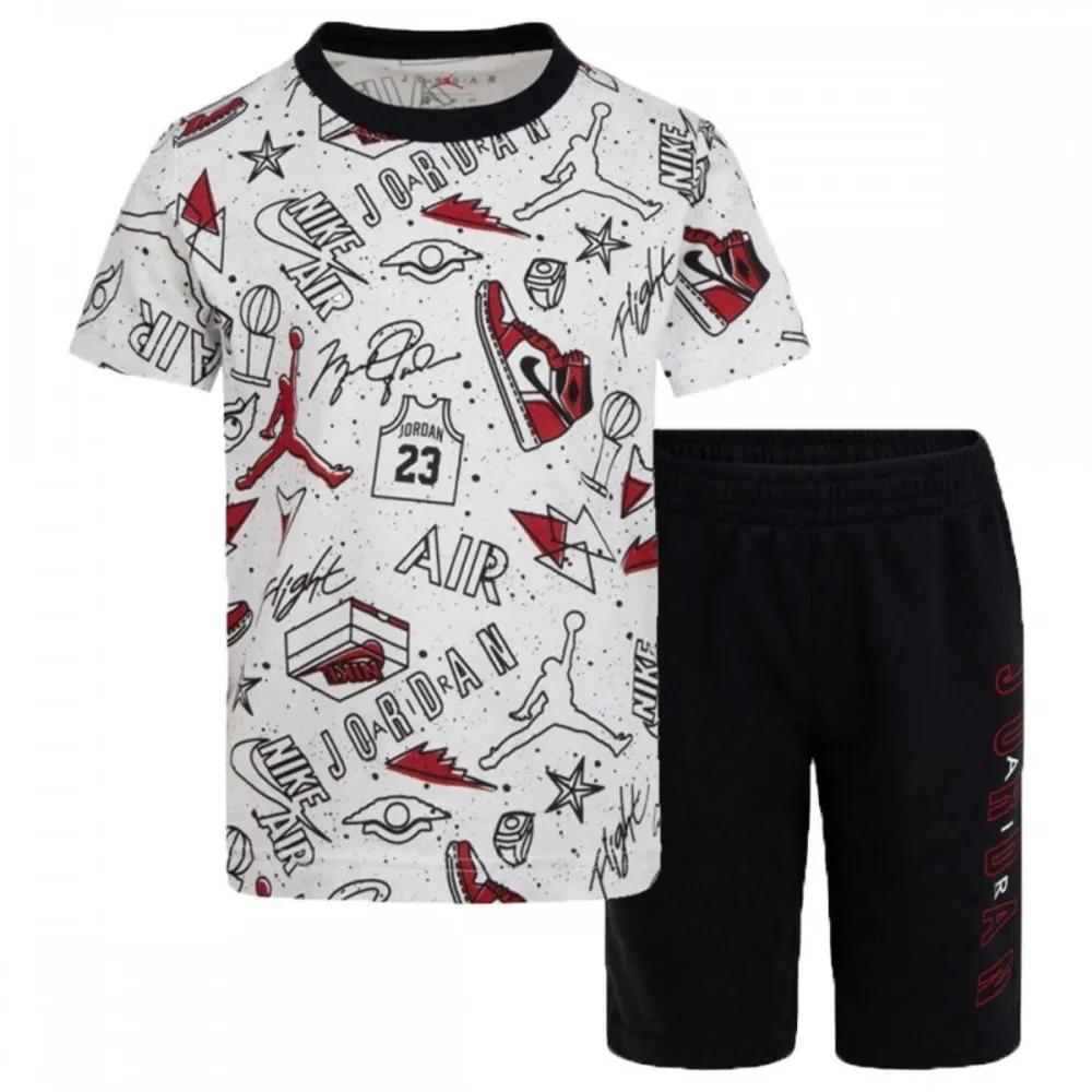 NIKE - COMPLETO AIR JORDAN PRINT BAMBINO - 85A398-023