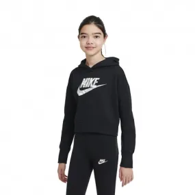 Nike Felpa Con Cappuccio Rtl Pack Nero Ragazza