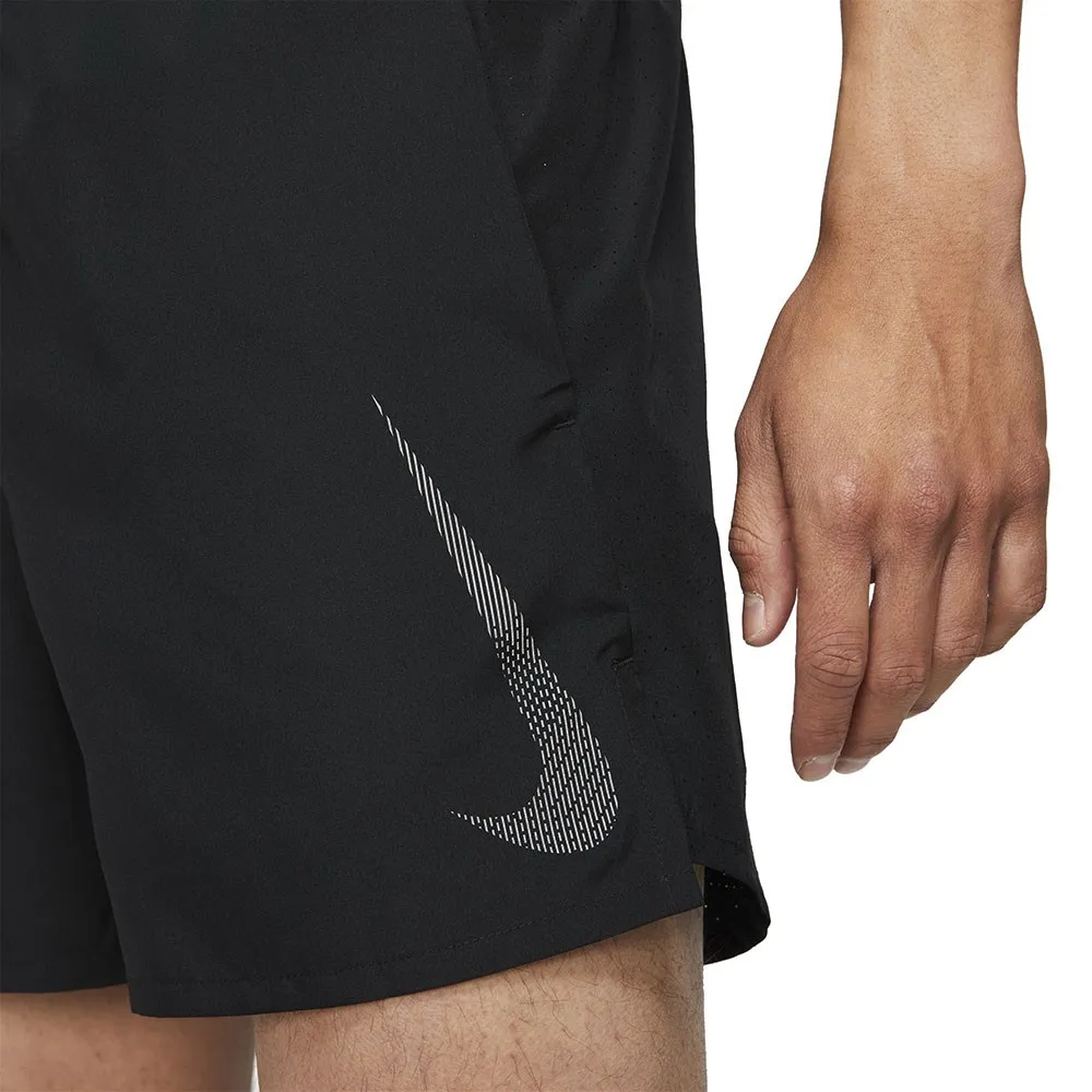 Nike Pantaloncini Running Dvn 5In Nero Reflective Uomo