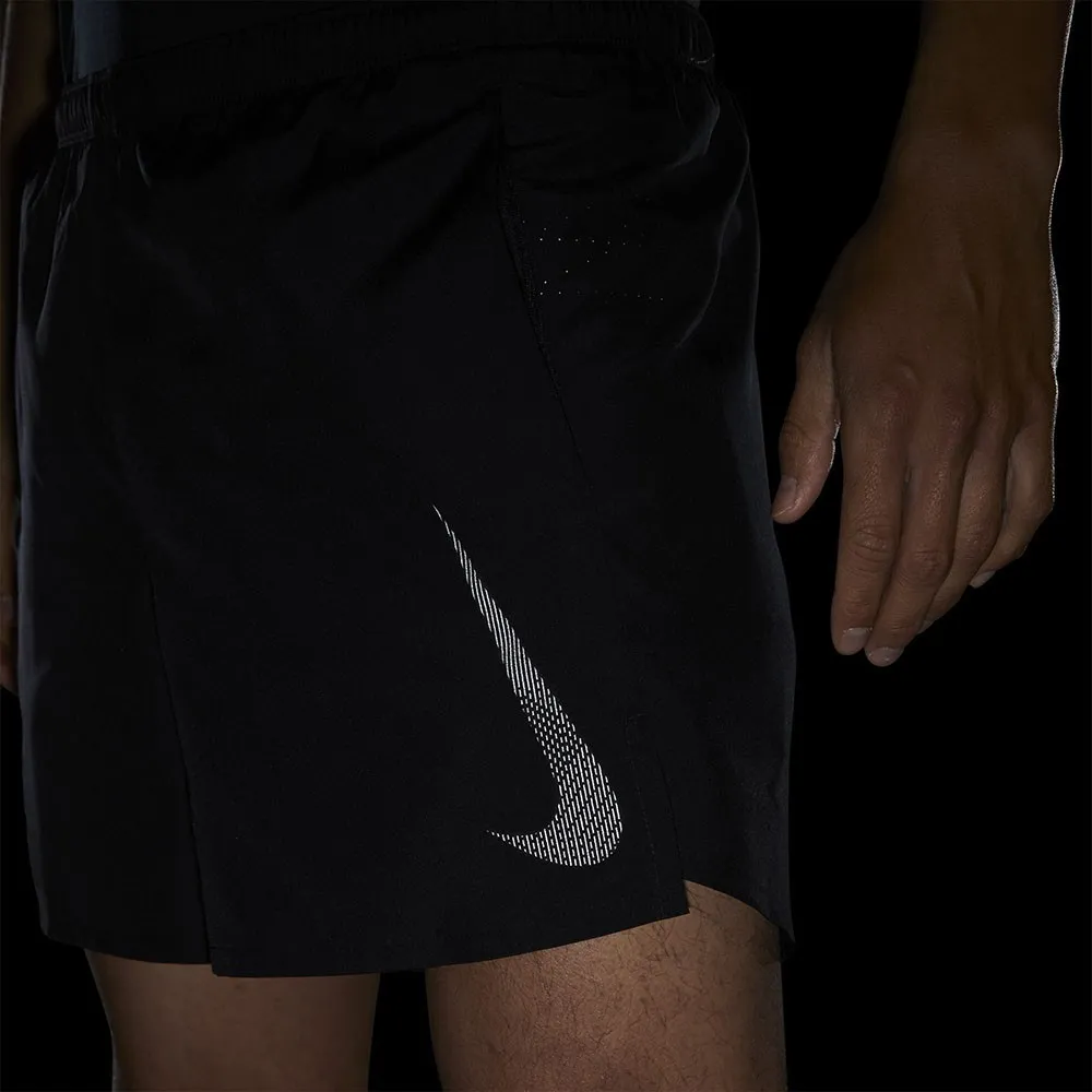 Nike Pantaloncini Running Dvn 5In Nero Reflective Uomo