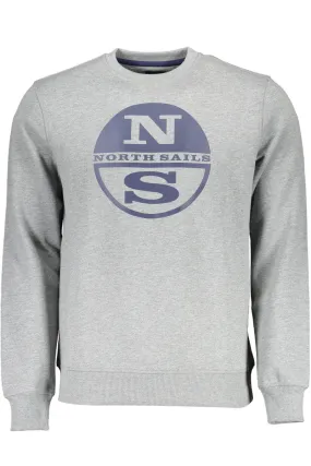 NORTH SAILS FELPA SENZA ZIP UOMO GRIGIO