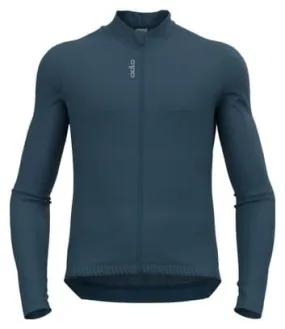 Odlo Full Zip Zeroweight Ceramiwarm Cycling Jacket Blue