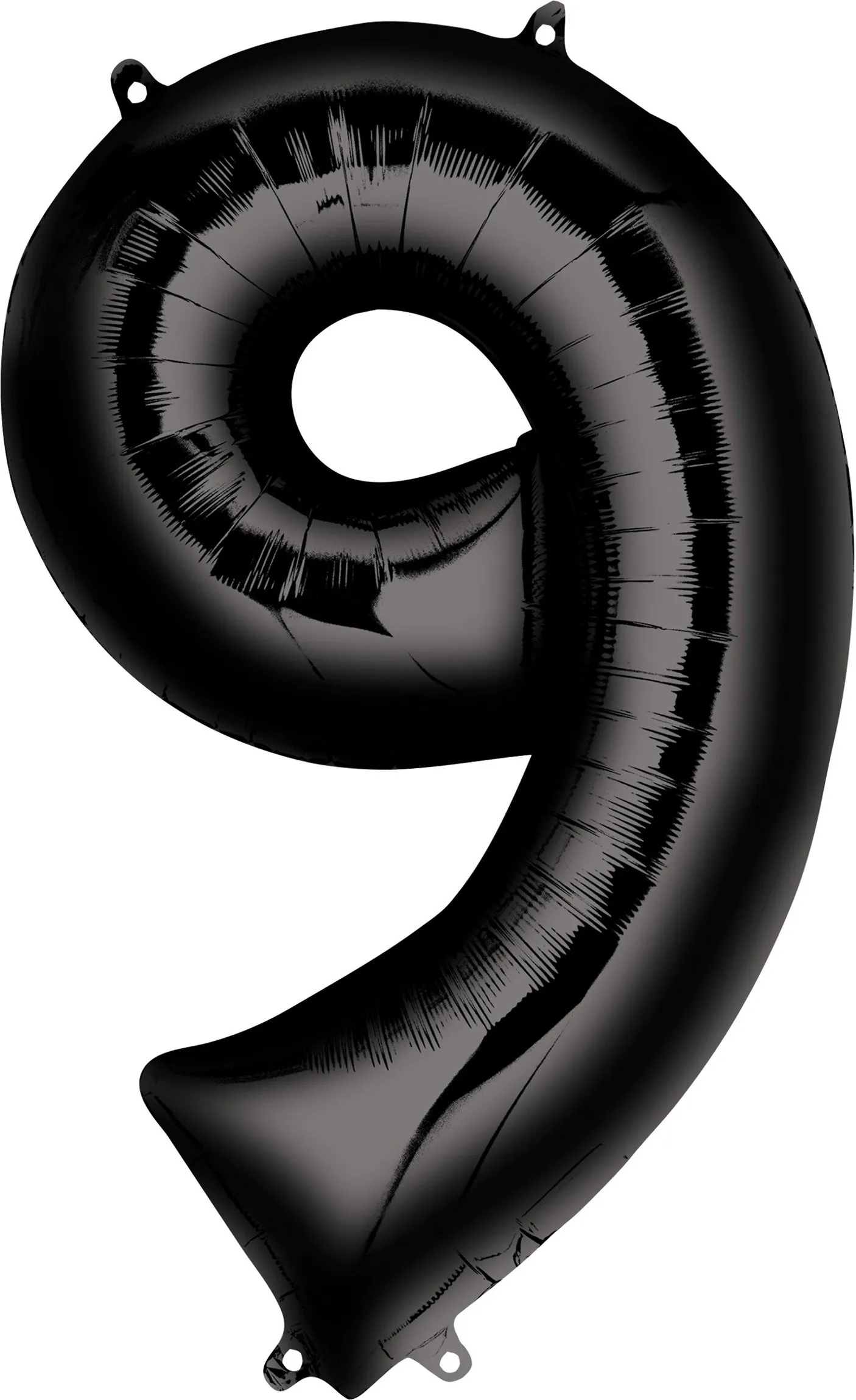 Palloncino foil numeri 9 nero 86cm