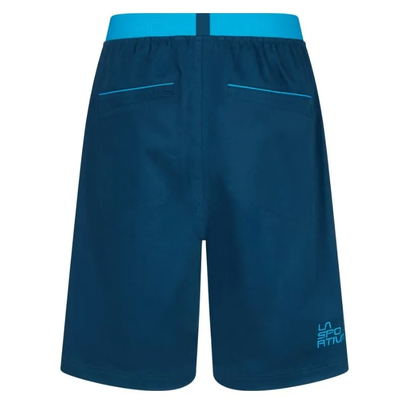 Pantaloncini da arrampicata La Sportiva Flatanger (Storm blue/Maui) Uomo