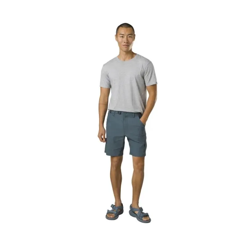 Pantaloncini da uomo Prana Stretch Zion II (Grigio Blu)