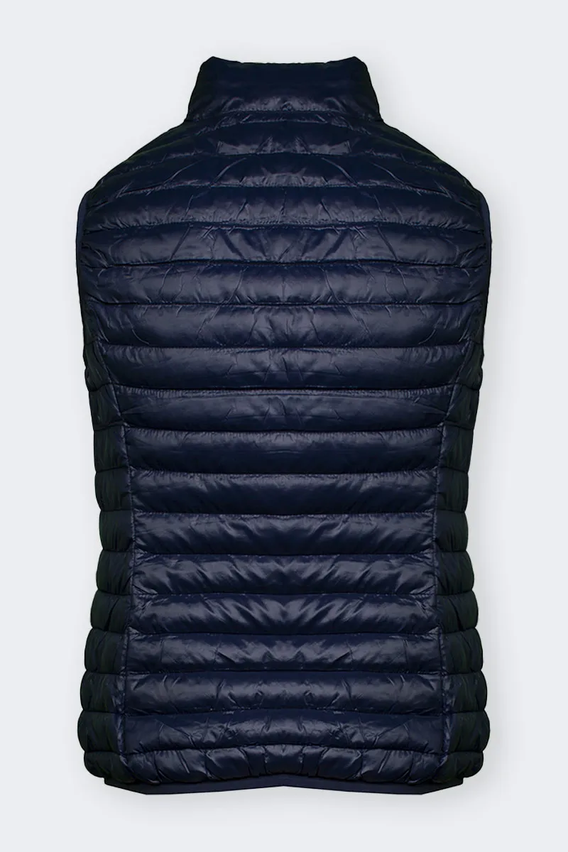 PIUMINO SMANICATO BLU