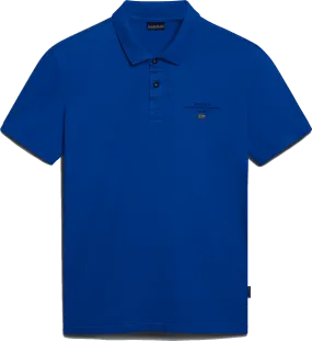 POLO DA UOMO NAPAPIJRI ELBAS JERSEY BLUE LAPIS NP0A4GB4 B2L