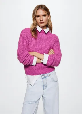 Pullover coste collo Perkins