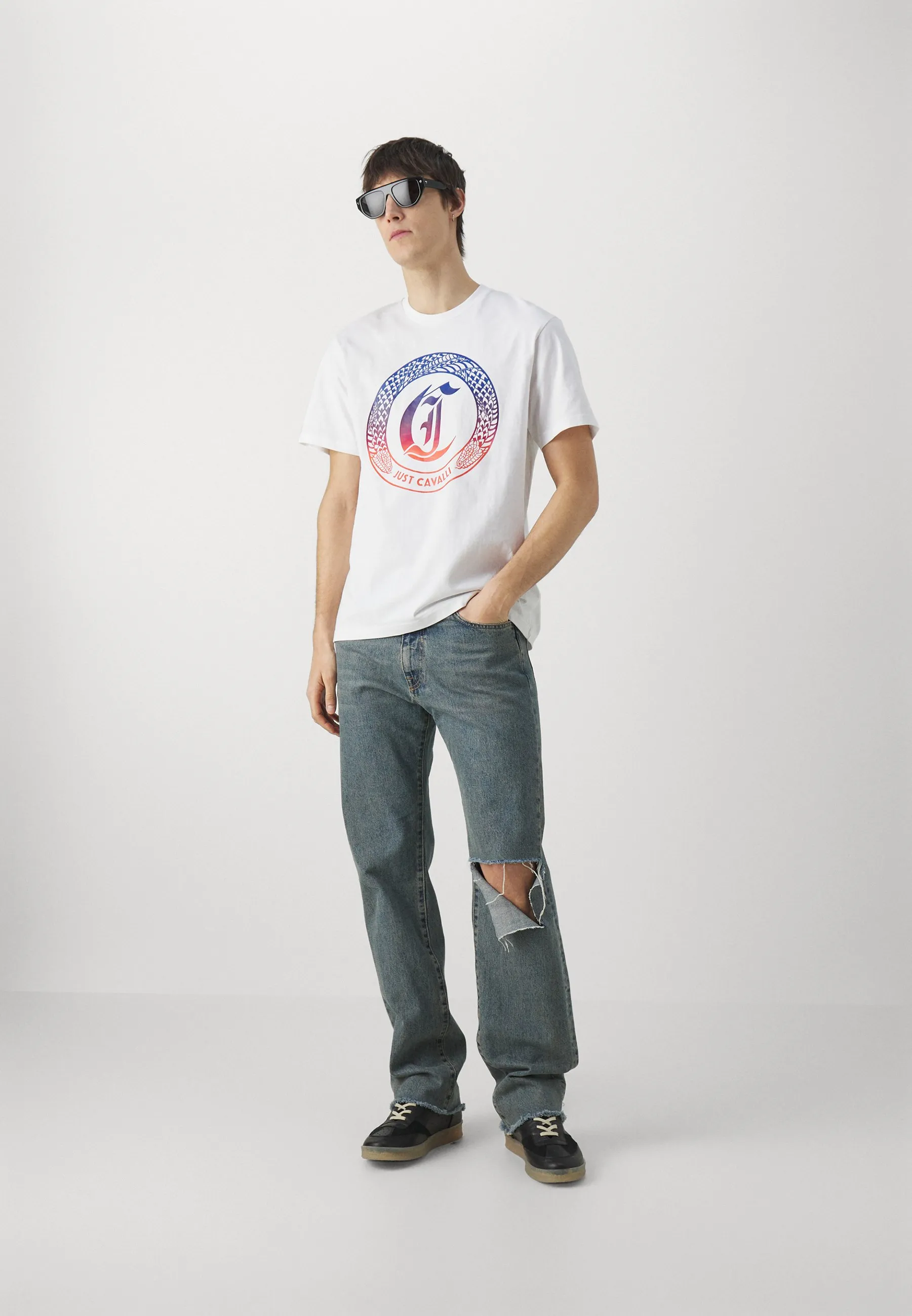 ROUND SNAKE - T-shirt con stampa