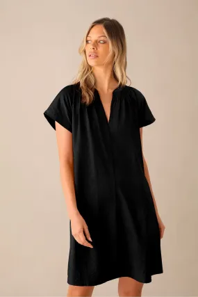 Ro&Zo Gathered Neck Short Dress