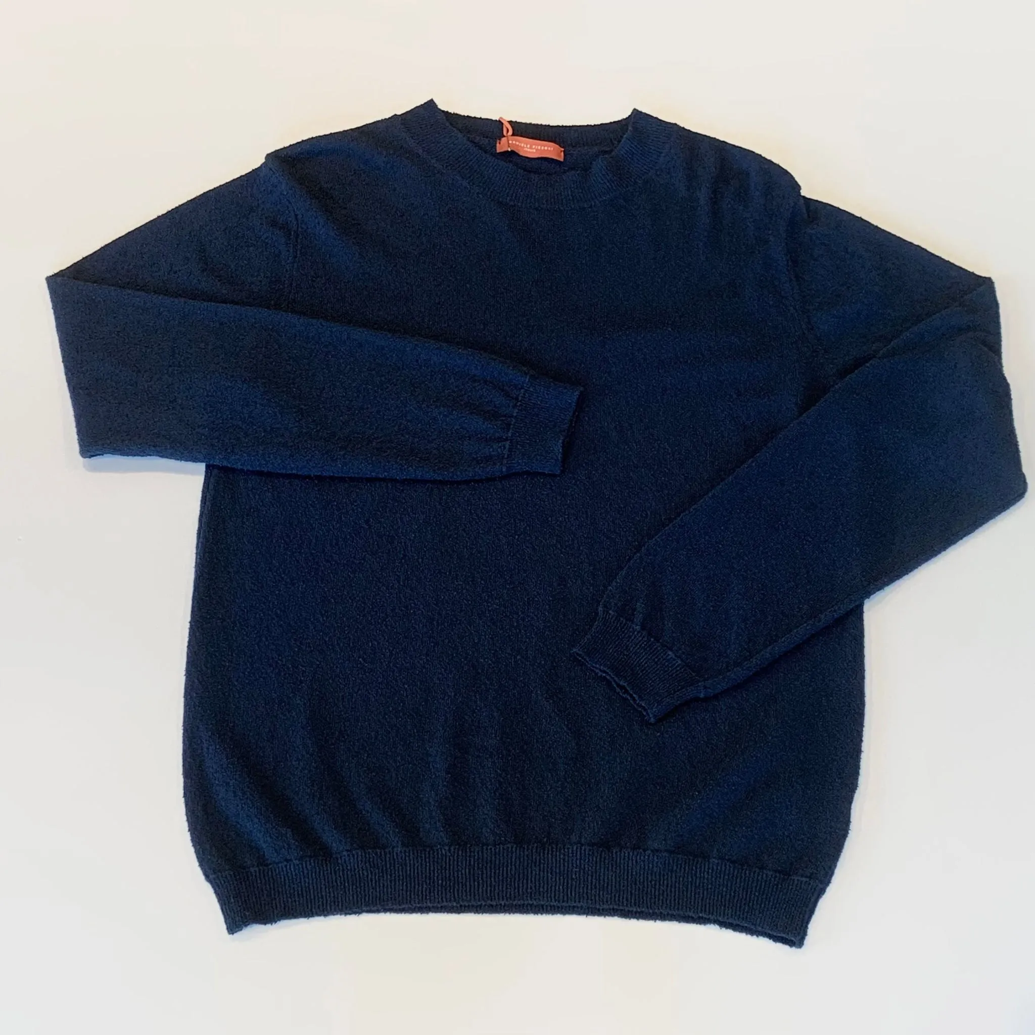 S4-0473 Maglia Girocollo Spugna Blu Man  