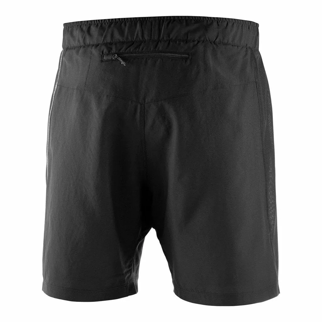 Salomon Agile 2 in1 Short Black - Pantaloncini Uomo